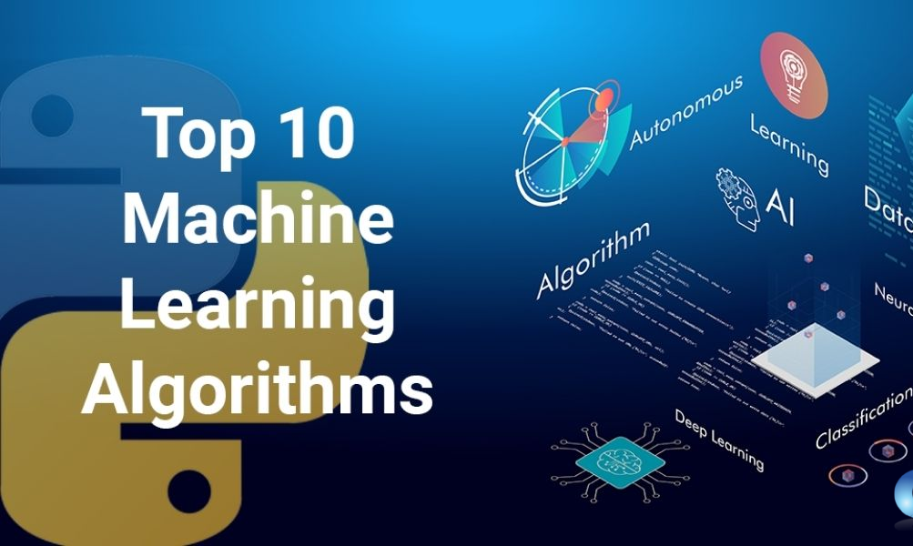 Top 10 ML Algorithms Header Image